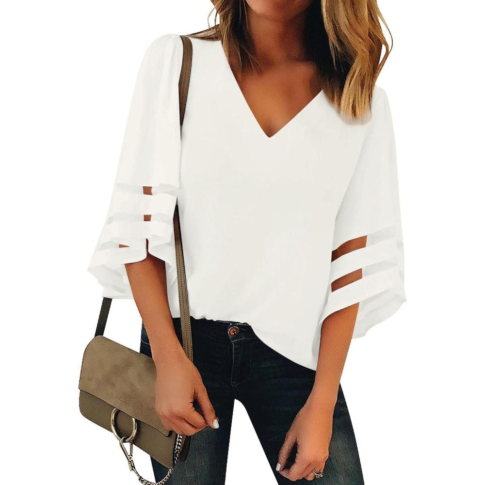 imageLookbookStore Womens Casual Dress ShirtBeige