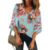 Floral Print Blue