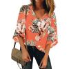 Floral Print Salmon