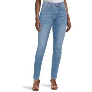 LookbookStore Skinny Jeans for Women Trendy High Waist Slim Fit Comfort Jeggings Jeans Stretchy Denim Pants Work Casual(Medium Blue)