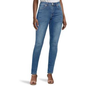 LookbookStore Skinny Jeans for Women Trendy High Waist Slim Fit Comfort Jeggings Jeans Stretchy Denim Pants Work Casual(Nightfall Blue)
