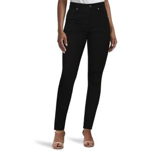 LookbookStore Skinny Jeans for Women Trendy High Waist Slim Fit Comfort Jeggings Jeans Stretchy Denim Pants Work Casual(True Black)