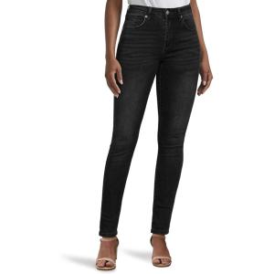 LookbookStore Skinny Jeans for Women Trendy High Waist Slim Fit Comfort Jeggings Jeans Stretchy Denim Pants Work Casual(Washed Black)