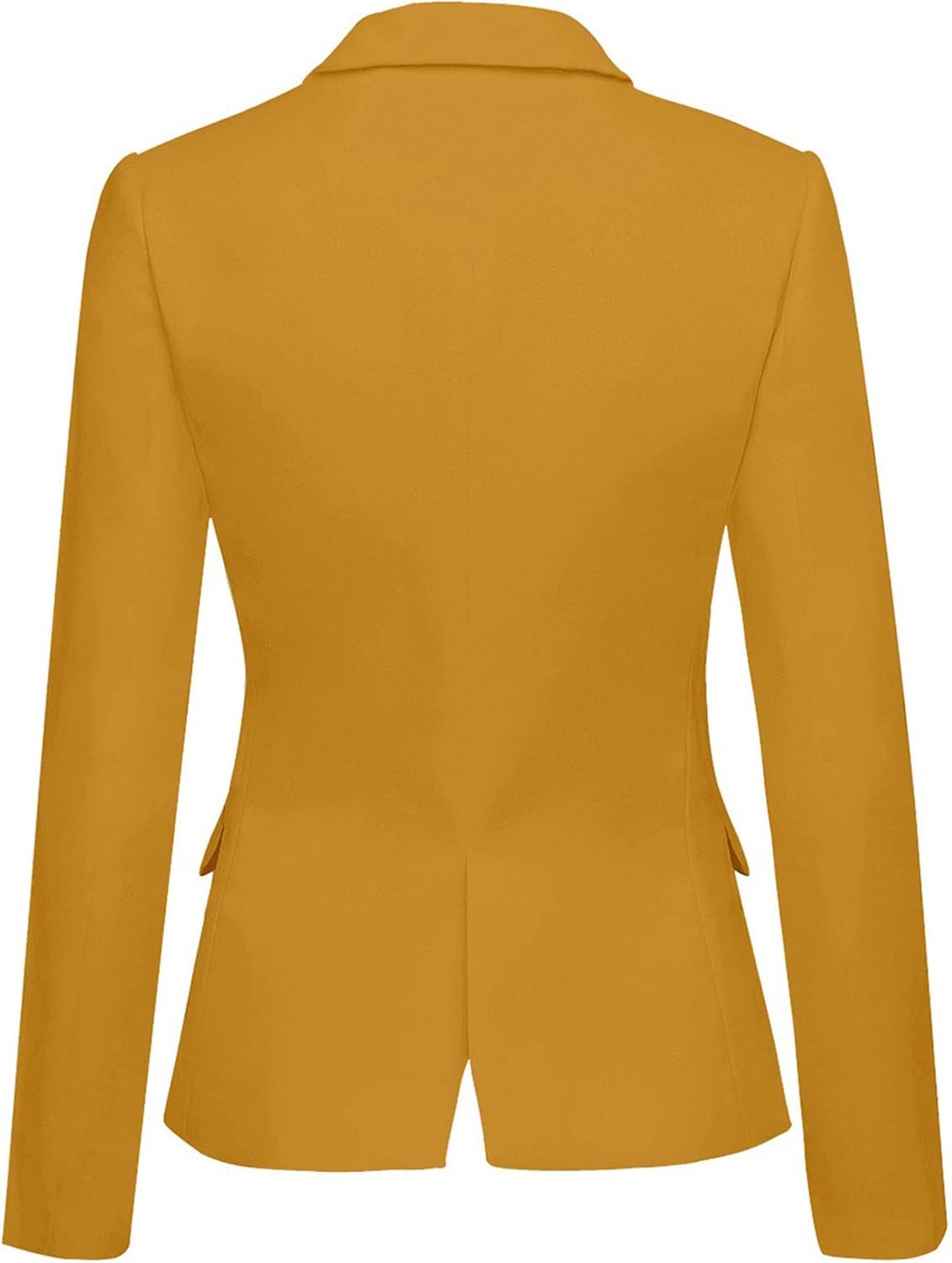 image:imageLookbookStore Blazers for Women Business Casual Long Sleeves Suit JacketsDusky Citron Yellow