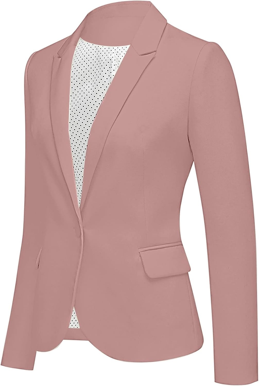 image:imageLookbookStore Blazers for Women Business Casual Long Sleeves Suit JacketsDusty Rose