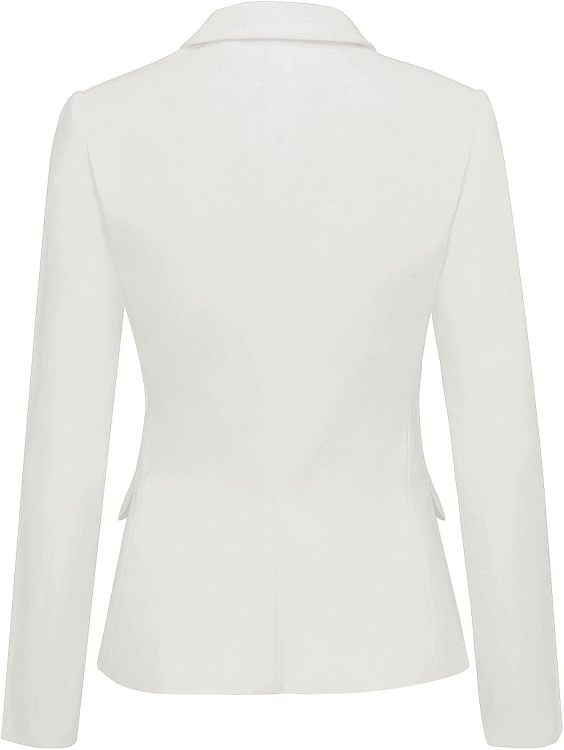 image:imageLookbookStore Blazers for Women Business Casual Long Sleeves Suit JacketsTwo Buttons Brilliant White W Striped Lining