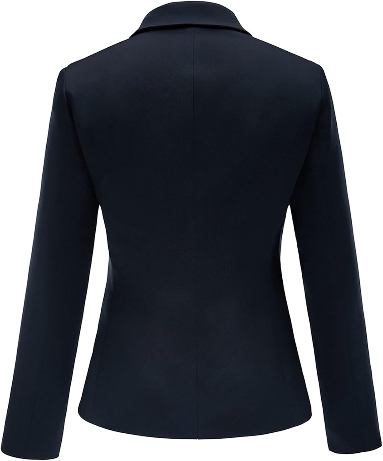 image:imageLookbookStore Blazers for Women Business Casual Long Sleeves Suit JacketsTwo Buttons Navy