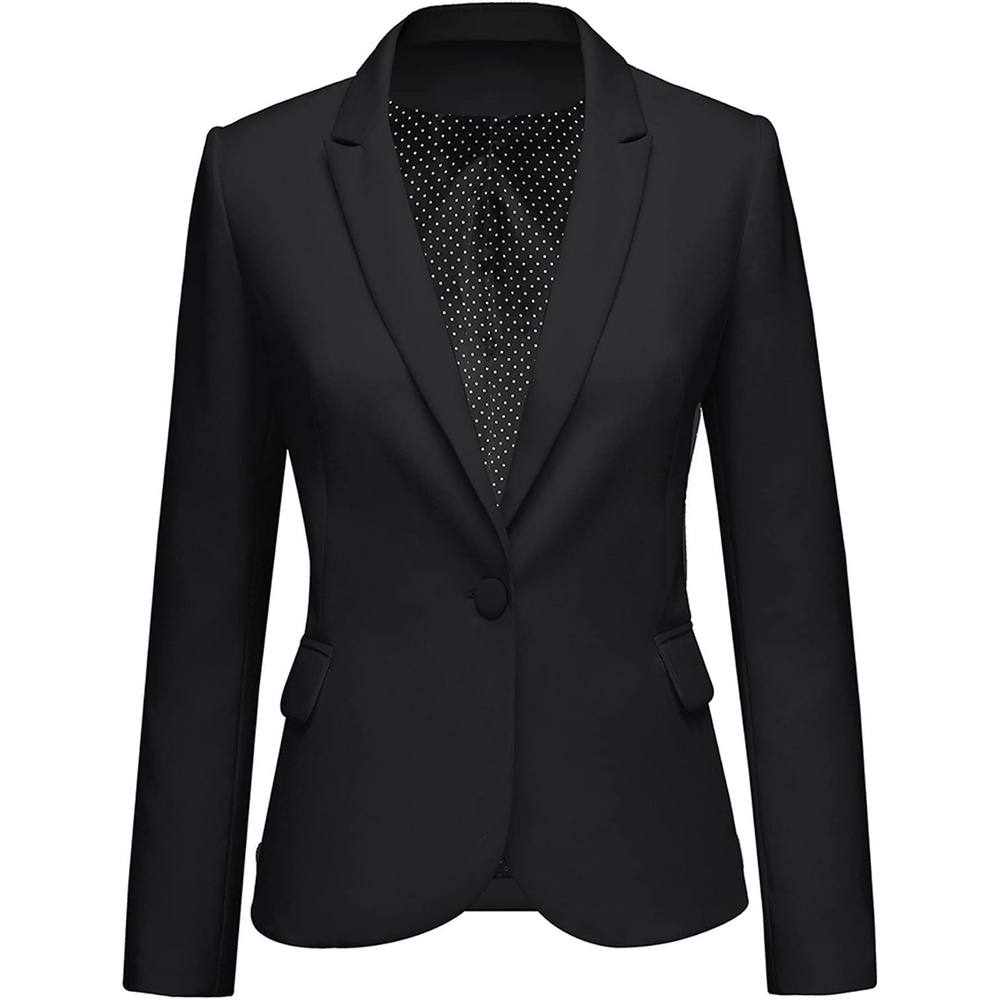 image:imageLookbookStore Blazers for Women Business Casual Long Sleeves Suit JacketsBlack