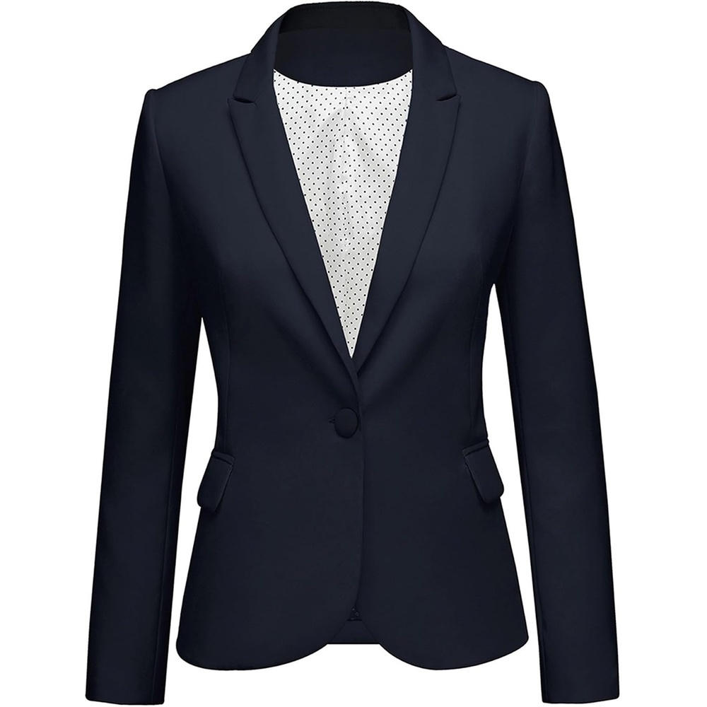 image:imageLookbookStore Blazers for Women Business Casual Long Sleeves Suit JacketsNavy