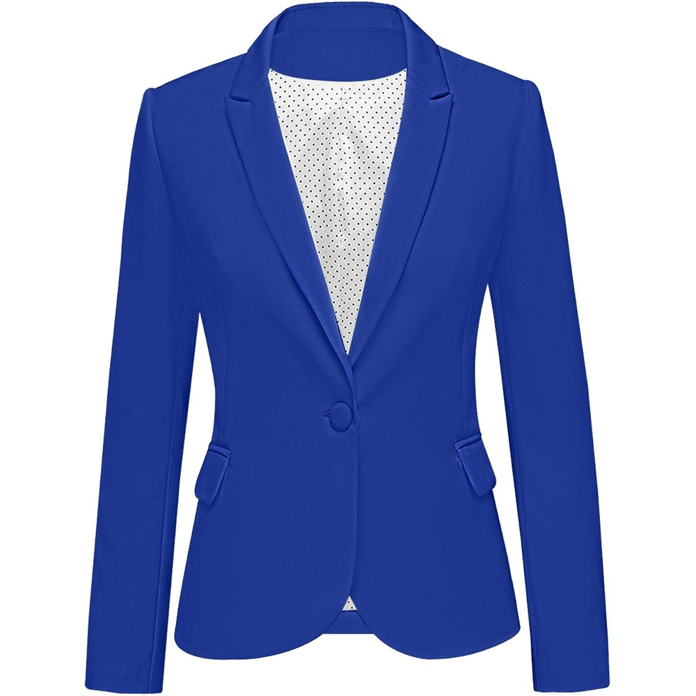 image:imageLookbookStore Blazers for Women Business Casual Long Sleeves Suit JacketsRoyal Blue