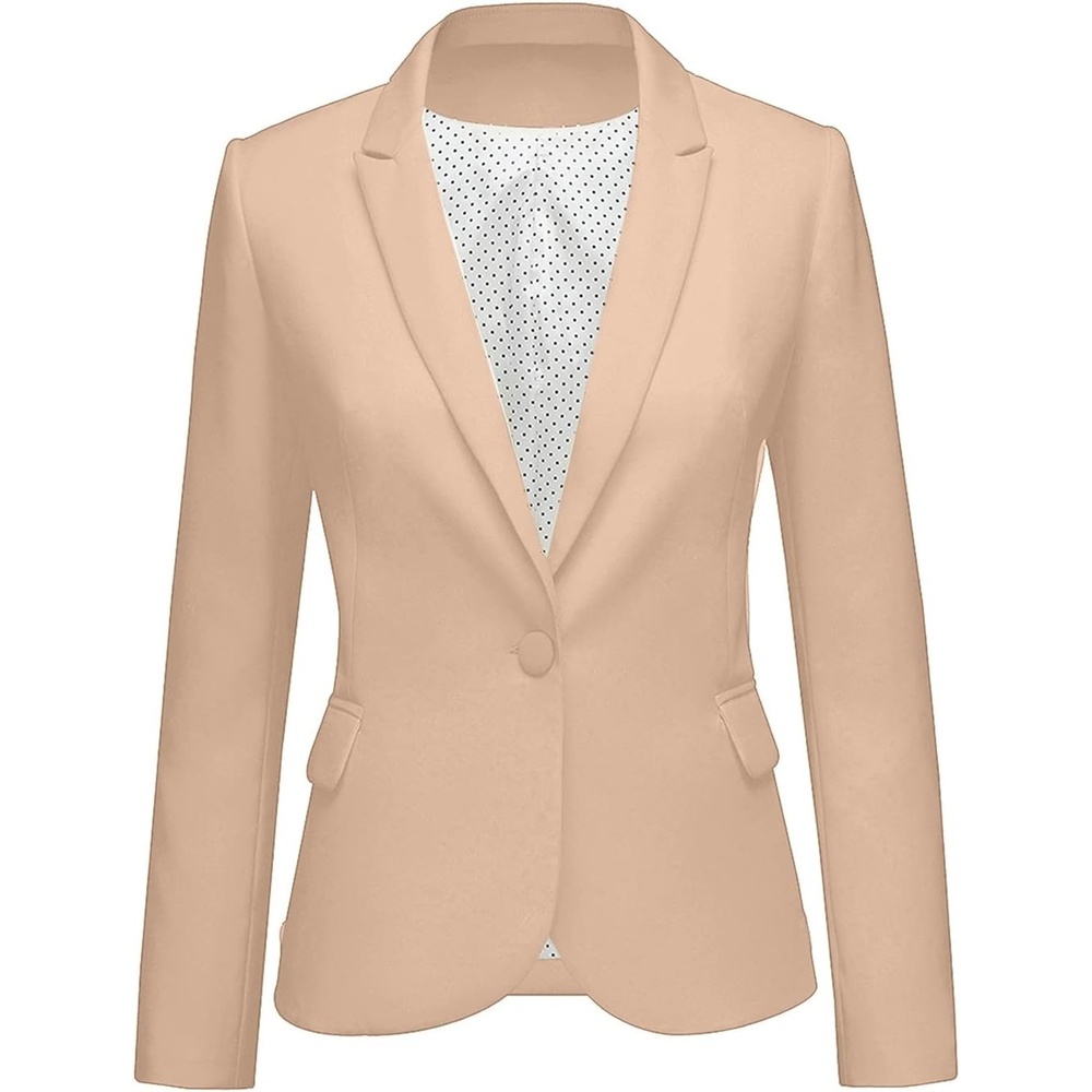 image:imageLookbookStore Blazers for Women Business Casual Long Sleeves Suit JacketsSienna Sand