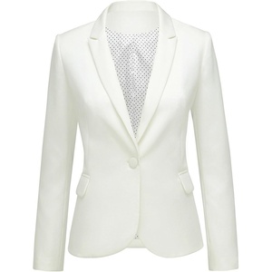 LookbookStore Blazers for Women Business Casual Long Sleeves Suit Jackets(Beige)